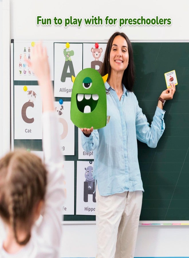 CHEFAN Alphabet Learning Toy,The Alphabet Monster,Letter Recognition Matching Game,Montessori Preschool Toys,ABC Learning Toys for Kids Ages 3, 4, 5, 6 - Image 4